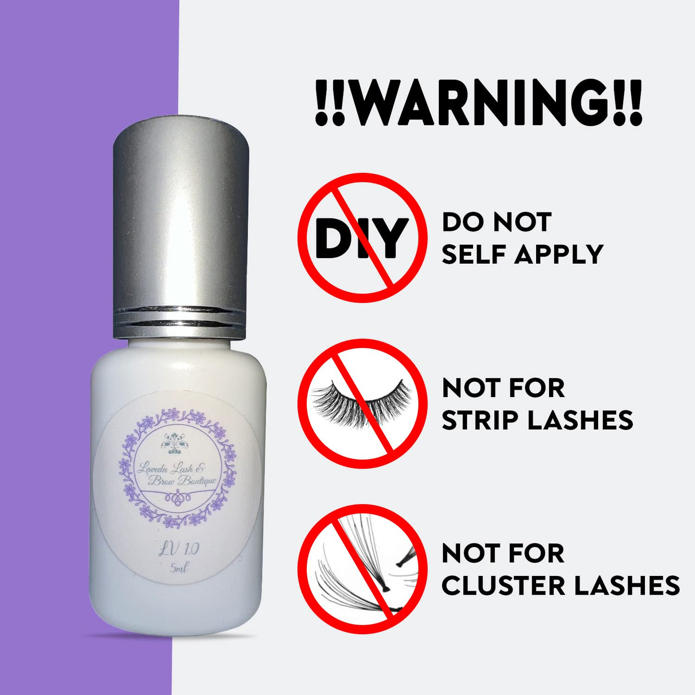 Fastest Drying Lash Adhesive - Laveda Beauty Store